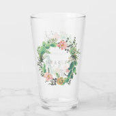 Cactus en Succulent Wedding Glas (Achterkant)