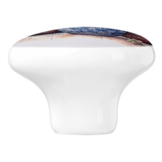 Cactus en succulenten keramische knop (Zijkant)