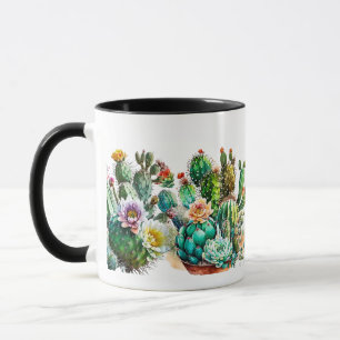 Cactus en succulenten mok