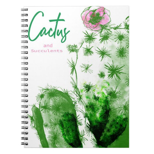 Cactus en succulenten notitieboek (Voorkant)