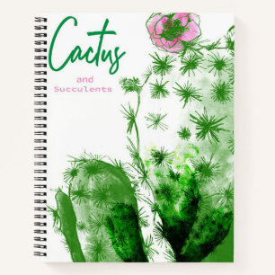 Cactus en succulenten notitieboek