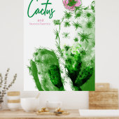 Cactus en succulenten poster (Keuken)