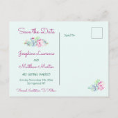 Cactus en Succulents Save the Date Aankondigingskaart (Achterkant)