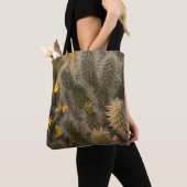 Cactus en wilde bloemen tote bag (Dichtbij)