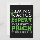 Cactus Expert Magnetische Uitnodiging (Voorkant)