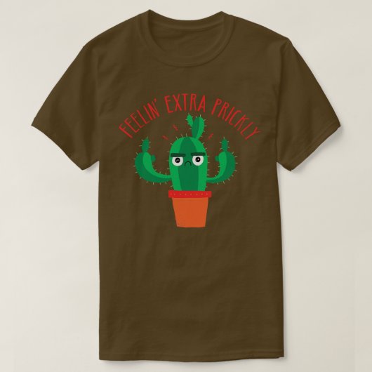 Cactus extra stekelig t-shirt (Design voorkant)
