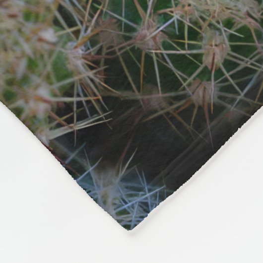 Cactus-familie Fleece Deken (Hoek)