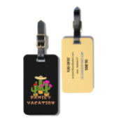 Cactus family bagagelabel