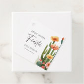 Cactus Feest Bloem Bruidsmeisjes Borrel Bedankjes Labels (In situ)