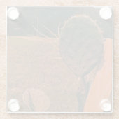 Cactus Field Glass Onderzetter (Achterkant)