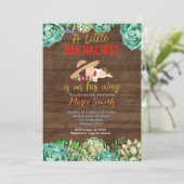 Cactus Fiesta Baby Muchacho-Baby shower Kaart (Staand voorkant)