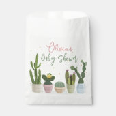 Cactus Fiesta Baby Shower Bedankzakje (Voorkant)