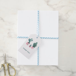 Cactus Fiesta Baby shower Favor Tag Cadeaulabel
