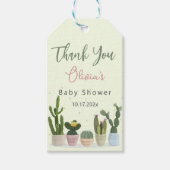 Cactus Fiesta Baby shower Gift Labels Cadeaulabel (Voorkant)