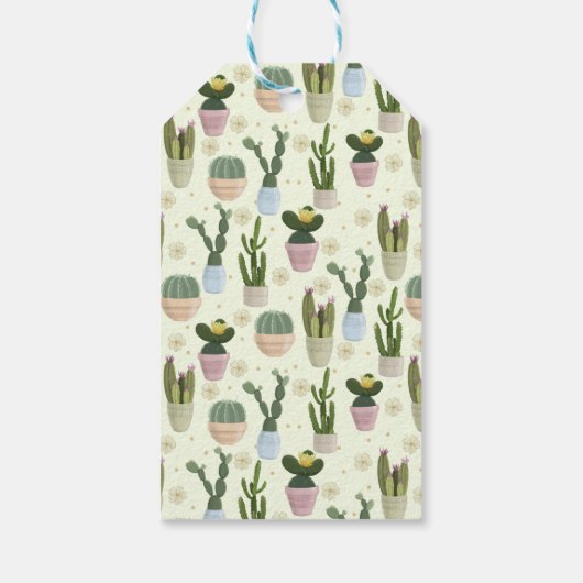 Cactus Fiesta Baby shower Gift Labels Cadeaulabel (Achterkant)