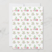 Cactus Fiesta Baby shower Meisje Jongen Mexicaan U Kaart (Achterkant)