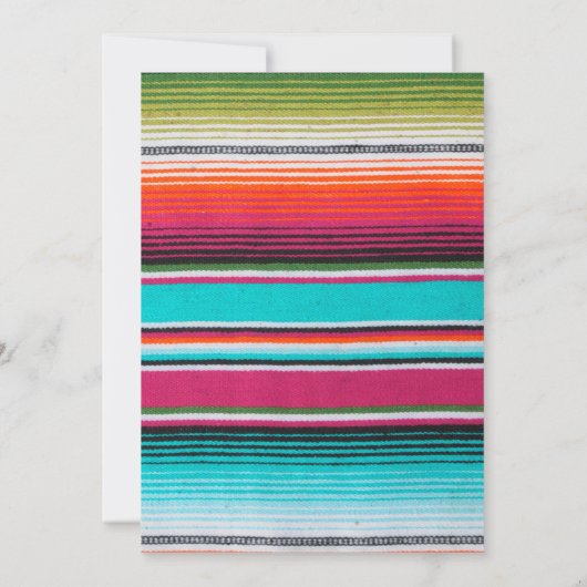 Cactus Fiesta Couples Shower Invitation Kaart (Achterkant)