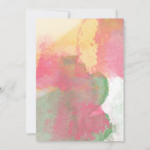 Cactus Fiesta Eerste Verjaardag Meisje Kleurrijk Kaart (Achterkant)