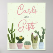 Cactus Fiesta Kaarten en Gifts Poster (Voorkant)