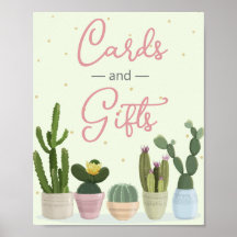 Cactus Fiesta Kaarten en Gifts Poster