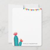 Cactus Fiesta-kaarten voor gepersonaliseerde notit Notitiekaartje (Voorkant)