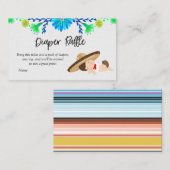 Cactus Fiesta Luier Raffle Kaart (Voorkant / Achterkant)