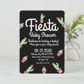 Cactus Fiesta Mix Herhaalt Baby shower Kaart (Staand voorkant)
