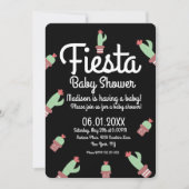 Cactus Fiesta Mix Herhaalt Baby shower Kaart (Voorkant)