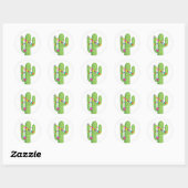 Cactus fiesta pour tag Sticker Mexicaanse partij (Vel)