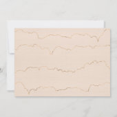 Cactus Fiesta Roze Foto 1e verjaardag Uitnodiging (Achterkant)