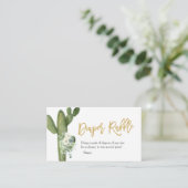 Cactus Fiesta Taco's over Love Couple Enclosure Informatiekaartje (Staand voorkant)