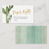 Cactus Fiesta Taco's over Love Couple Enclosure Informatiekaartje (Voorkant / Achterkant)