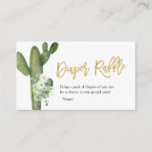 Cactus Fiesta Taco's over Love Couple Enclosure Informatiekaartje (Voorkant)