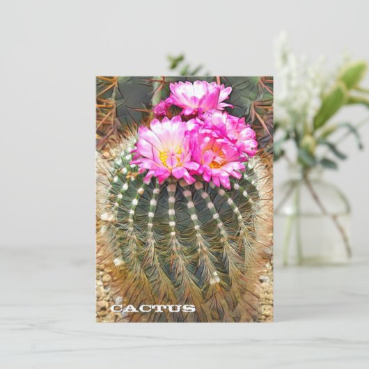 Cactus: Flat Card (Staand voorkant)