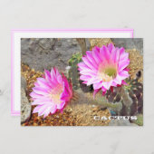 Cactus: Flat Card (Voorkant / Achterkant)
