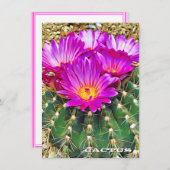 Cactus: Flat Card (Voorkant / Achterkant)