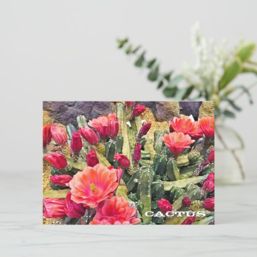 Cactus: Flat Card (Staand voorkant)