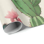Cactus floraal cadeaupapier (Rol Hoek)