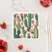 Cactus floraal servet (Insitu)