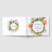 Cactus Floral Desert Wedding Guest Book Gastenboek (Volledig)