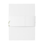 Cactus Floral Desert Wedding Uitnodigingen Wikkel (Achterkant Voorbeeld)