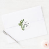 Cactus Floral je bericht hier Sticker (Envelop)