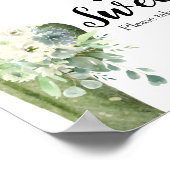 Cactus Floral Taco Bout Love is Sweet Sign Poster (Hoek)