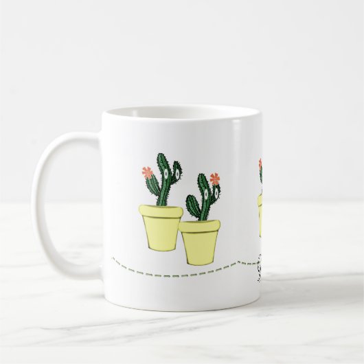 Cactus Floral Yellow Mok (Links)