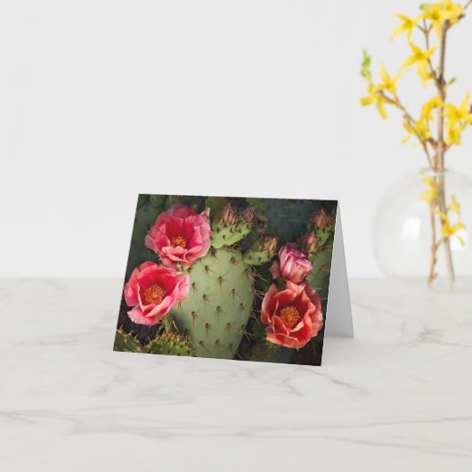 Cactus Flower aangepaste begroeting en notities Ka (Gele Bloem)