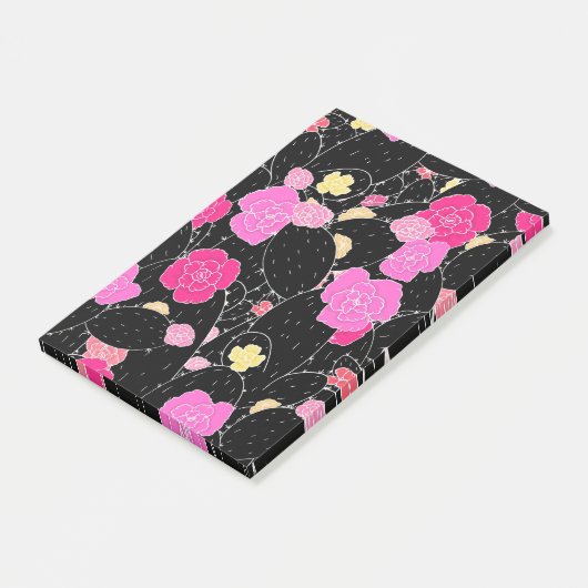 Cactus Flower Art Sketch Post-it® Notes (Schuin)