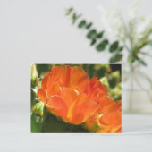 Cactus Flower Briefkaart (Staand voorkant)