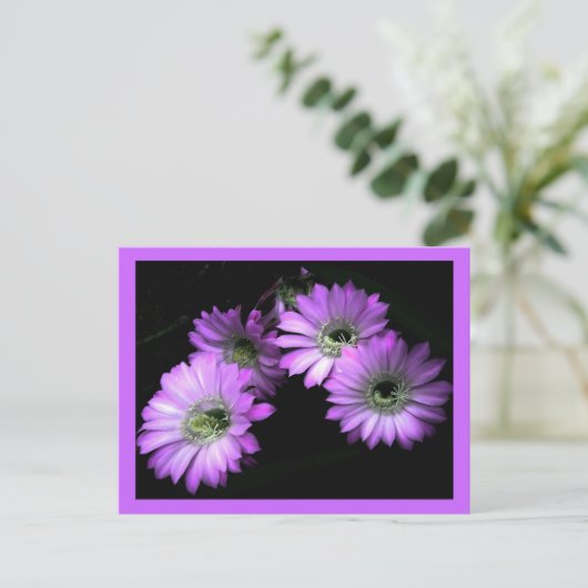 Cactus Flower Briefkaart (Staand voorkant)