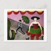 Cactus Flower Briefkaart (Voorkant)