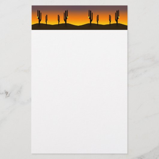 Cactus Flower Briefpapier (Voorkant)